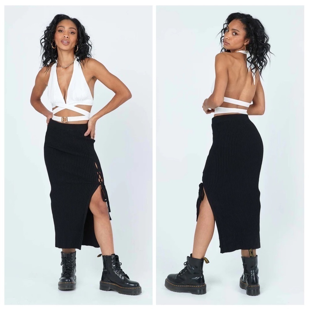 PRINCESS POLLY Ariel Knit Midi Skirt